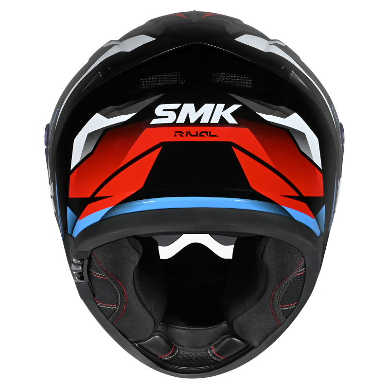 SMK Typhoon 06 Rival (GL213) Full Face Helmet - Black/White/Red