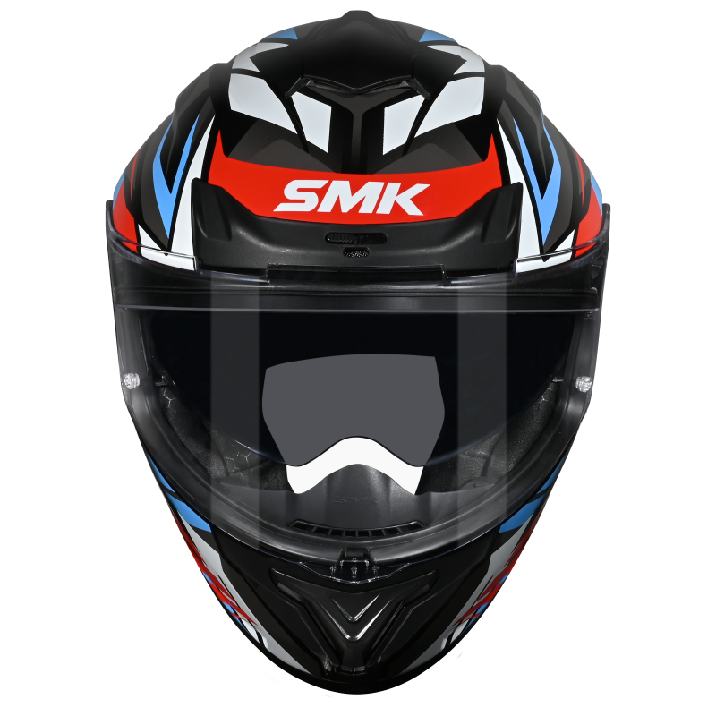 SMK Typhoon 06 Rival (GL213) Full Face Helmet - Black/White/Red