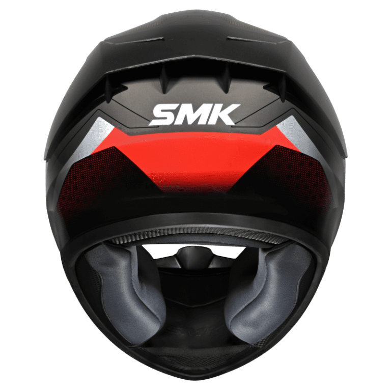 SMK Stellar Sport Flight (GL236) Full Face Helmet - Black/Red/Grey