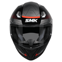Load image into Gallery viewer, SMK Stellar Sport Flight (GL236) Full Face Helmet - Black/Red/Grey
