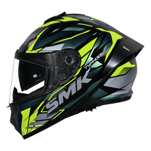 Load image into Gallery viewer, SMK Typhoon 06 Rival (GL254C) Full Face Helmet - Black/Green/Yellow