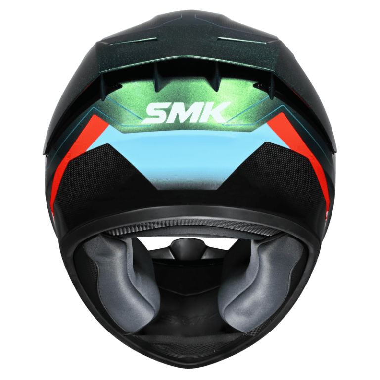 SMK Stellar Sport Flight (GL257C) Full Face Helmet - Black/Blue/Orange