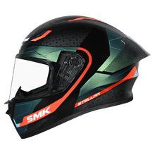 Load image into Gallery viewer, SMK Stellar Sport Flight (GL257C) Full Face Helmet - Black/Blue/Orange