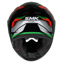 Load image into Gallery viewer, SMK Typhoon 06 Rival (MA283) Full Face Helmet - Matt Black/Green/Red