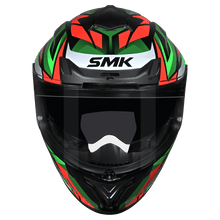 Load image into Gallery viewer, SMK Typhoon 06 Rival (MA283) Full Face Helmet - Matt Black/Green/Red