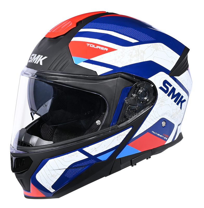 SMK Gullwing Navigator (GL513) Flip-up Helmet - Blue/White/Red