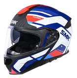 SMK Gullwing Navigator (GL513) Flip-up Helmet - Blue/White/Red