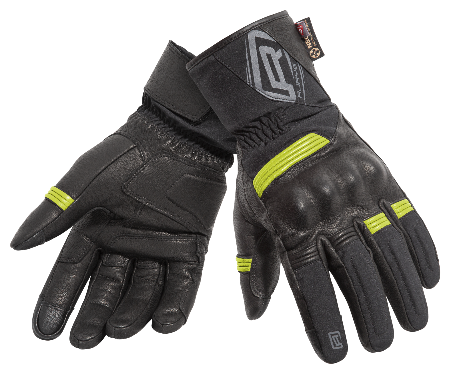 Rjays Tourer Gloves - Black/Yellow