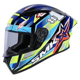 SMK Stellar Sport Uno Gloss Black/Grey/Red GL263 Helmet