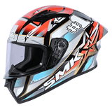SMK Stellar Sport Uno Gloss Black/Blue/Yellow GL254 Helmet