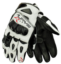 Load image into Gallery viewer, Rjays Short Cobra 2 Carbon Gloves - White/Black