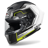 Airoh GP550-S ‘Rush’ Helmet - White/Yellow Gloss