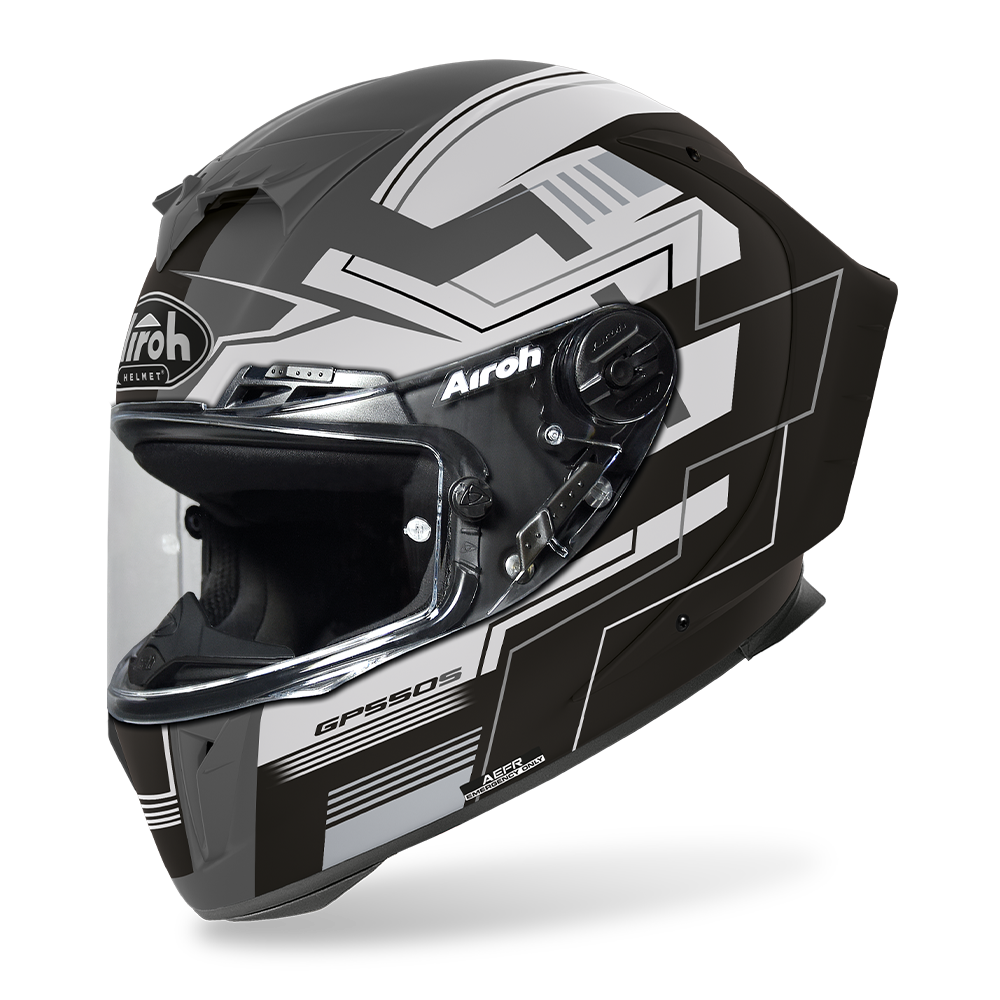 Airoh GP550 Challenge Helmet - Matte Black