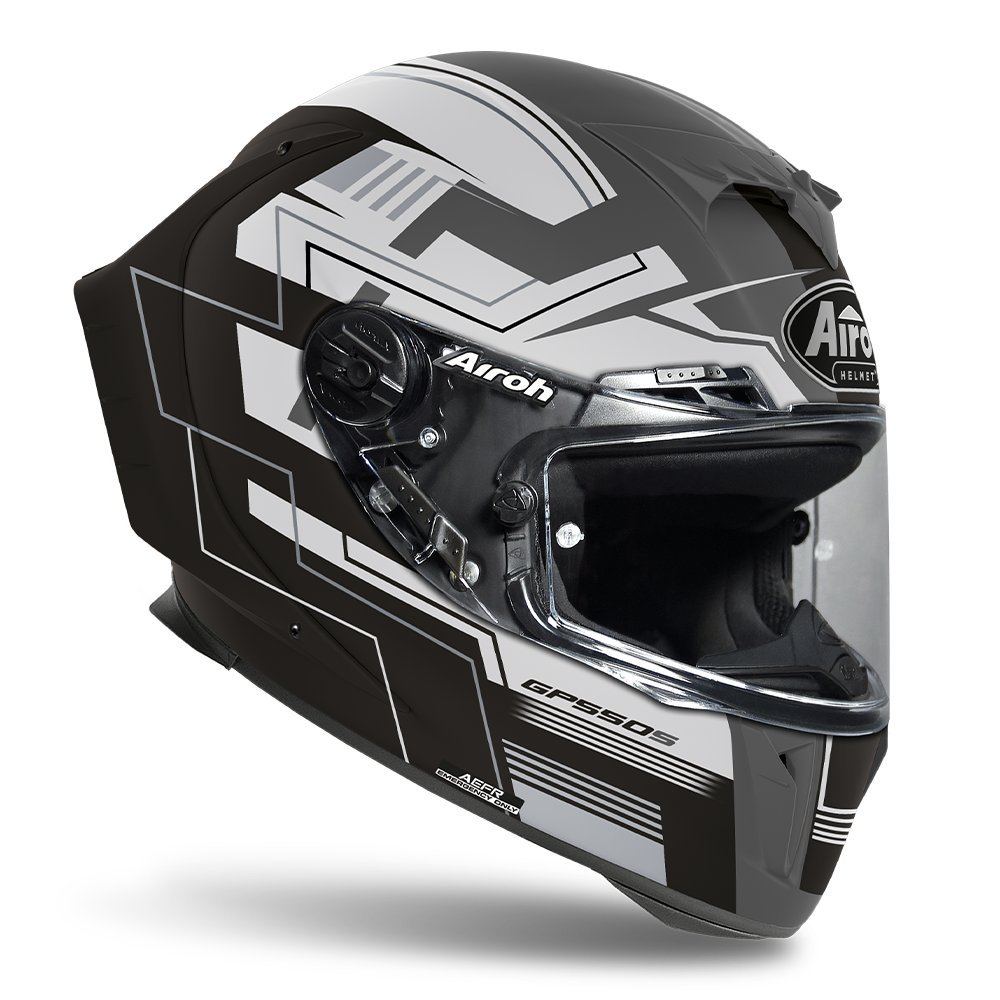 Airoh GP550 Challenge Helmet - Matte Black