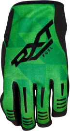 RXT Fuel MX Green/Black Junior Gloves