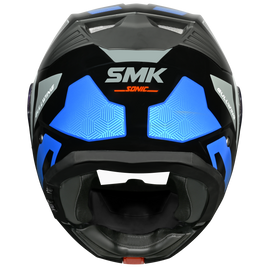 SMK Gullwing Sonic (GL256) Flip-up Helmet - Black/Blue/Grey