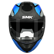 Load image into Gallery viewer, SMK Gullwing Sonic (GL256) Flip-up Helmet - Black/Blue/Grey