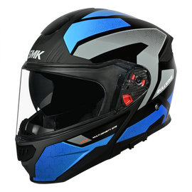 SMK Gullwing Sonic (GL256) Flip-up Helmet - Black/Blue/Grey