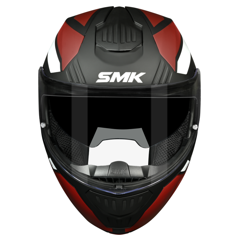 SMK Gullwing Sonic (MA231) Flip-up Helmet - Matt Black/Red/White