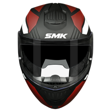Load image into Gallery viewer, SMK Gullwing Sonic (MA231) Flip-up Helmet - Matt Black/Red/White