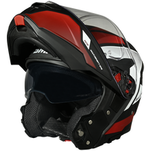 Load image into Gallery viewer, SMK Gullwing Sonic (MA231) Flip-up Helmet - Matt Black/Red/White