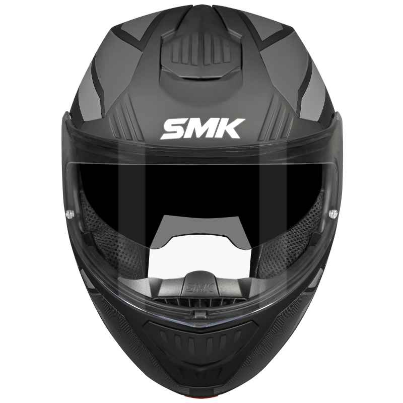 SMK Gullwing Sonic (MA266) Flip-up Helmet - Matt Black/Grey