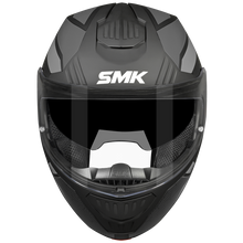 Load image into Gallery viewer, SMK Gullwing Sonic (MA266) Flip-up Helmet - Matt Black/Grey