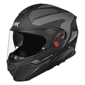 SMK Gullwing Sonic (MA266) Flip-up Helmet - Matt Black/Grey