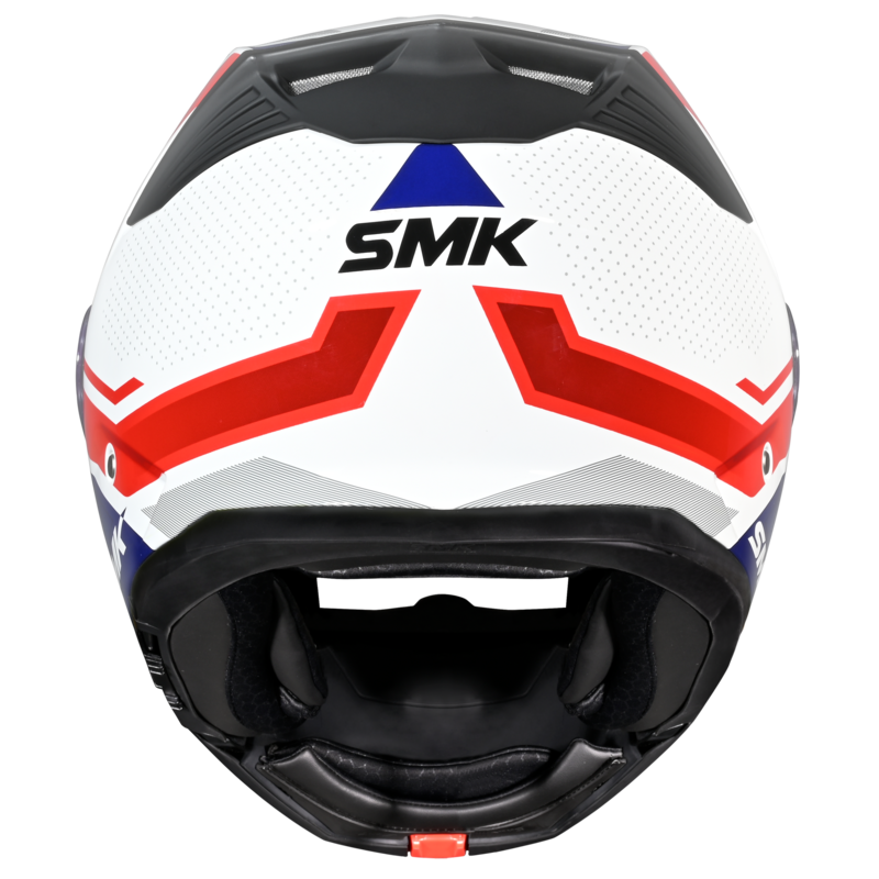 SMK Gullwing Supertour (MA153) Flip-up Helmet - Matt White/Blue/Red