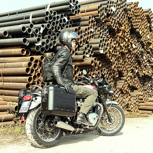 Givi 36L DLMK36B Trekker Dolomite Black Line Side Cases Pair - Black