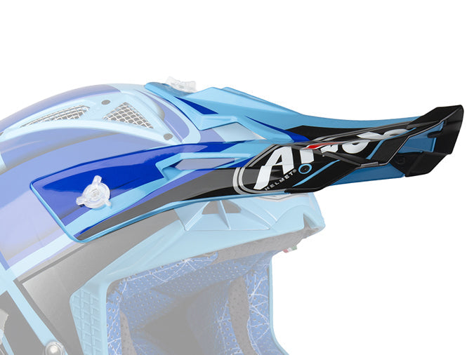 Airoh Aviator 2.2 Replacement Peak - Check Blue