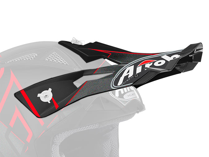Airoh Aviator 2.2 Replacement Peak - Styling Red