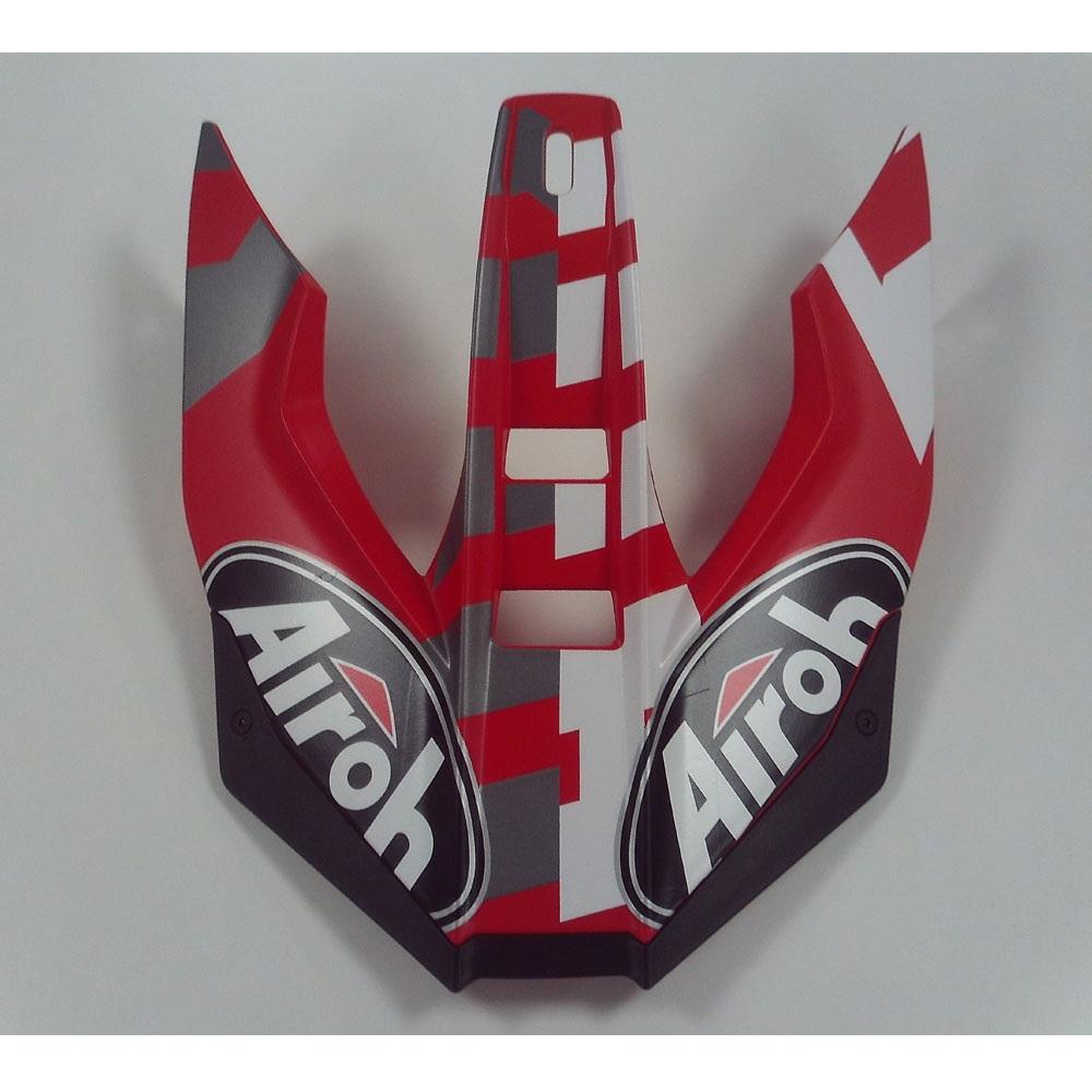 Airoh Twist 2.0 Frame Replacement Peak  - Red Matt