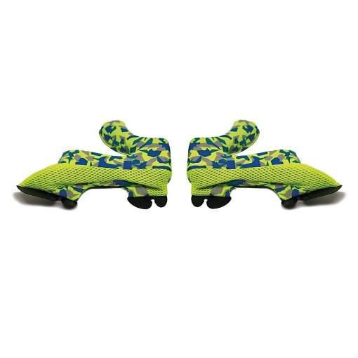 Airoh Twist Cheekpads - Camo Yellow - S - 25mm