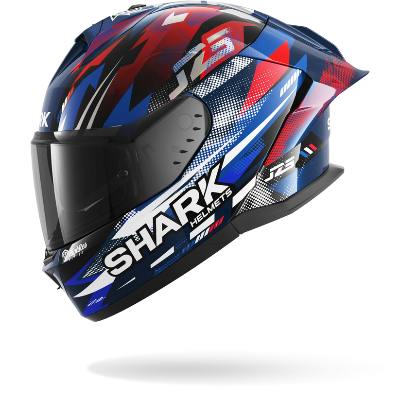 SHARK SKWAL CUP REPLICA ZARCO GP DE FRANCE CARBON BLU