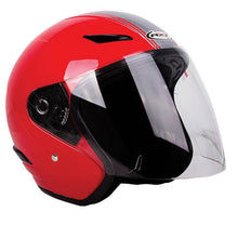 Load image into Gallery viewer, RXT A218 Metro Retro Red/Light Silver Helmet