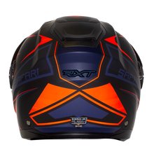 Load image into Gallery viewer, RXT 909P Safari Matte Black/Neon Orange Modular-Adventure Helmet