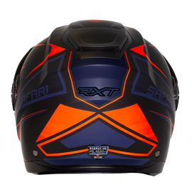 RXT 909P Safari Matte Black/Neon Orange Modular-Adventure Helmet