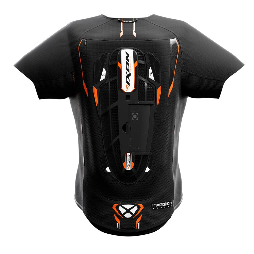 Ixon IX-Airbag U05 Vest With Shoulder - Black/Orange