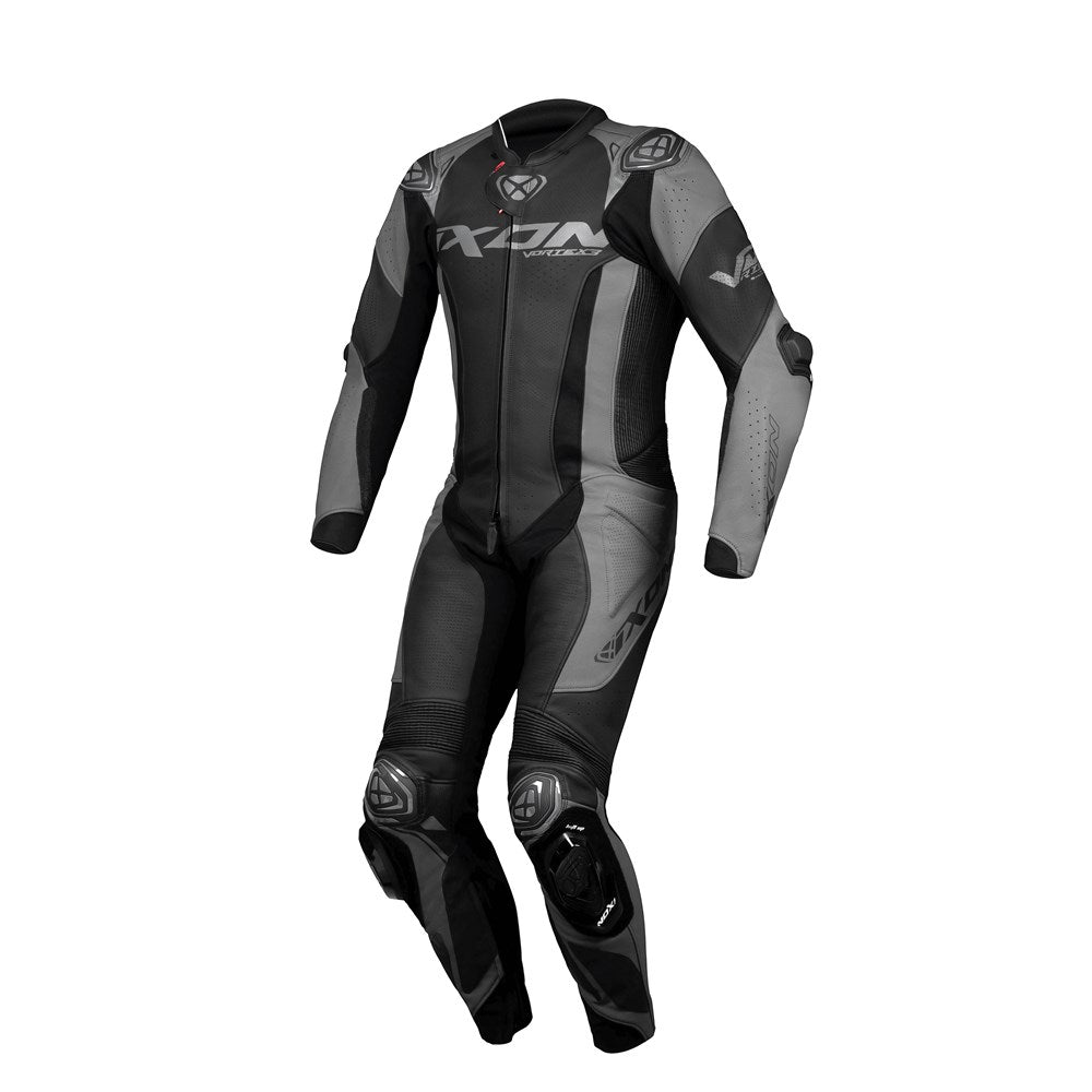 Ixon Vortex 3 Leather One Piece Suit - Black