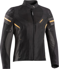 Load image into Gallery viewer, Ixon Ilana Evo Lady Jacket - Black/Anthracite/Gold