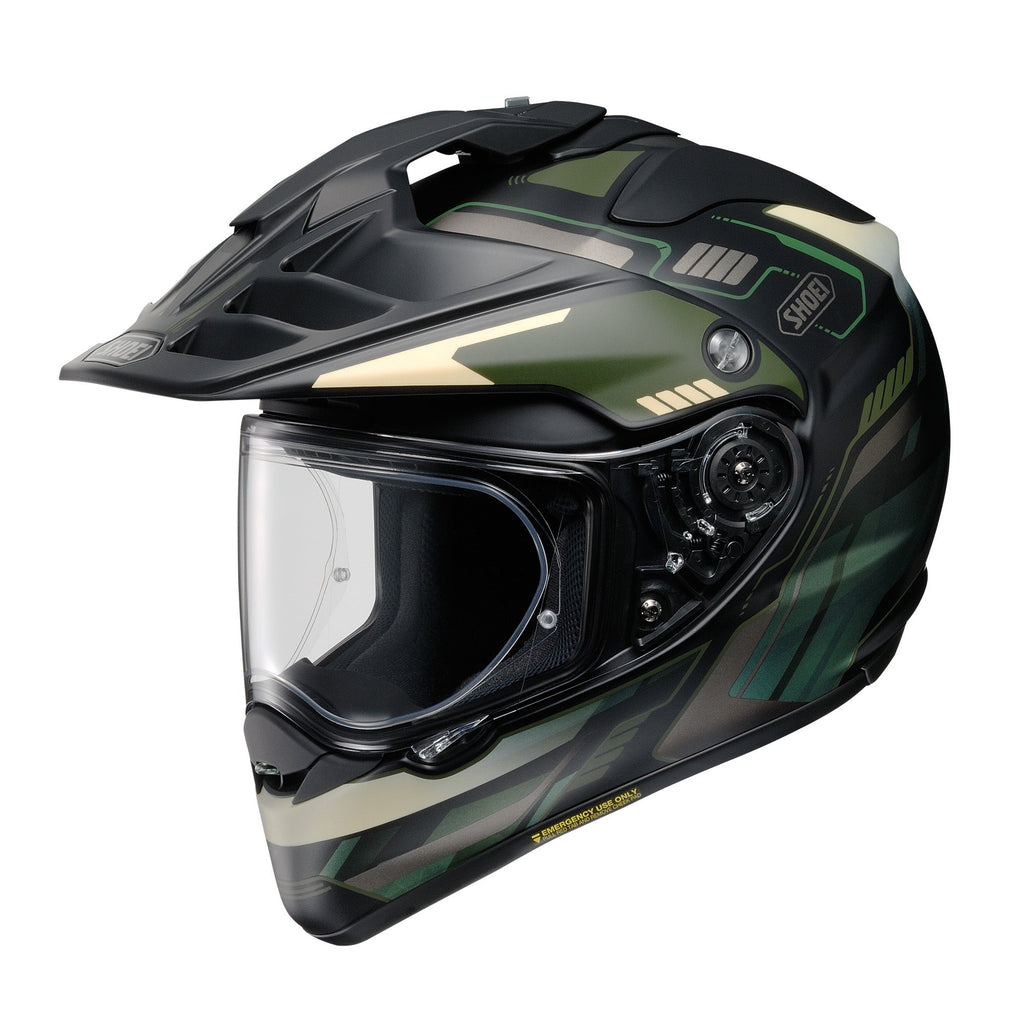 Shoei Hornet ADV 06 Invigorate TC-4 Helmet - Black/Green