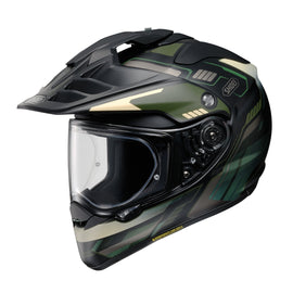 Shoei Hornet ADV 06 Invigorate TC-4 Helmet - Black/Green