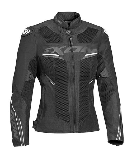 Ixon Draco Lady Textile Jacket - Black/White