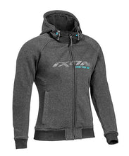 Load image into Gallery viewer, Ixon Palermo Lady Hoodie - Anthracite/Turquoise