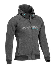 Ixon Palermo Lady Hoodie - Anthracite/Turquoise