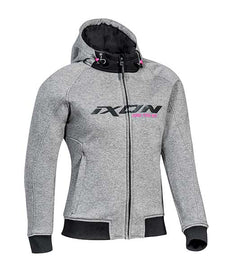 Ixon Palermo Lady Hoodie - Grey/Pink