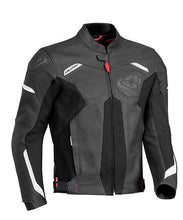 Load image into Gallery viewer, Ixon Rhino Leather Jacket - Black/White