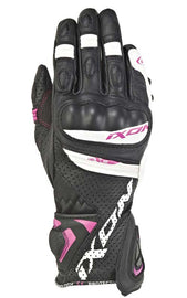 Ixon Rs Tempo Air Lady Gloves - Black/White/Fuchsia
