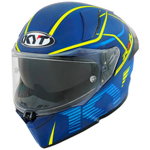 Load image into Gallery viewer, KYT R2R Concept Helmet - Matt Blue/Yellow